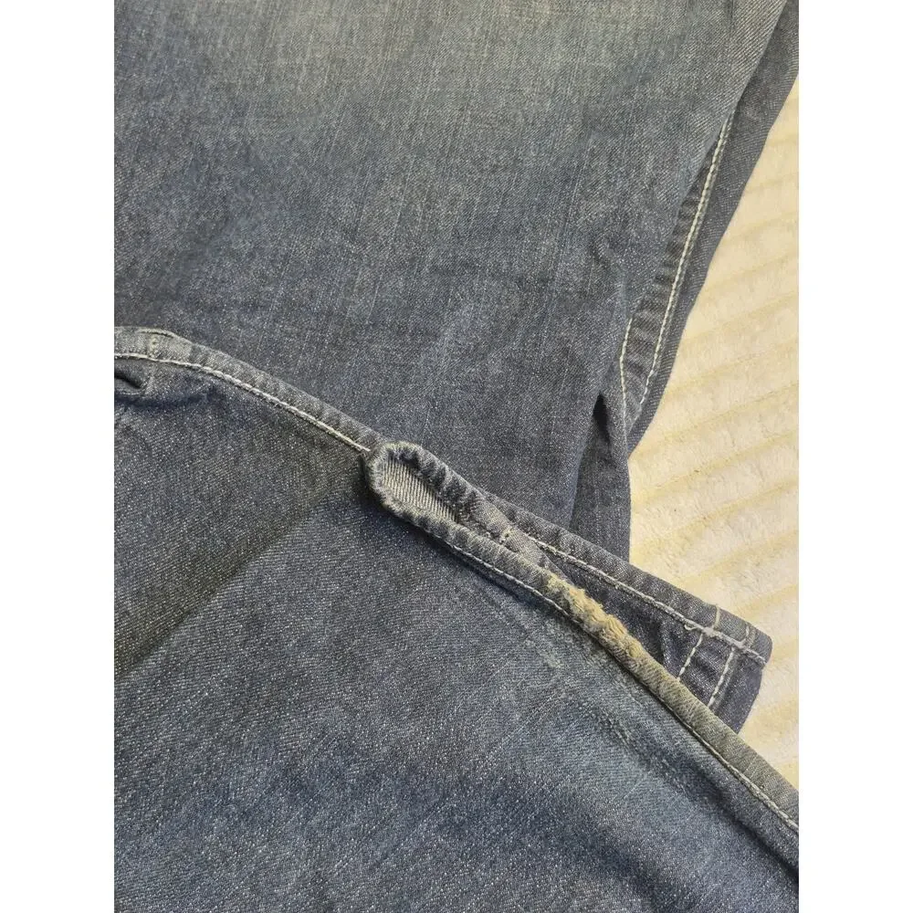 True Religion Dark Wash Billy Seat 34 Horseshoe Flap Pockets Stylish Fit 38x29